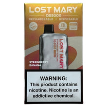 Load image into Gallery viewer, Strawberry Banana - Lost Mary OS5000 - Luster Edition
