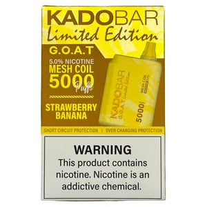 Kado Bar BR5000 Strawberry Banana - G.O.A.T Limited Edition